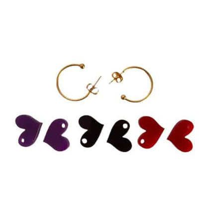 Charms Tres Corazones