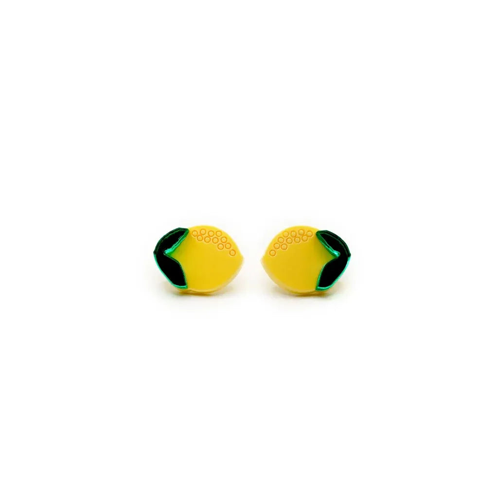 Pendientes Metacrilato Limón