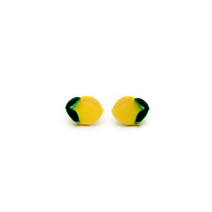 Pendientes Metacrilato Limón