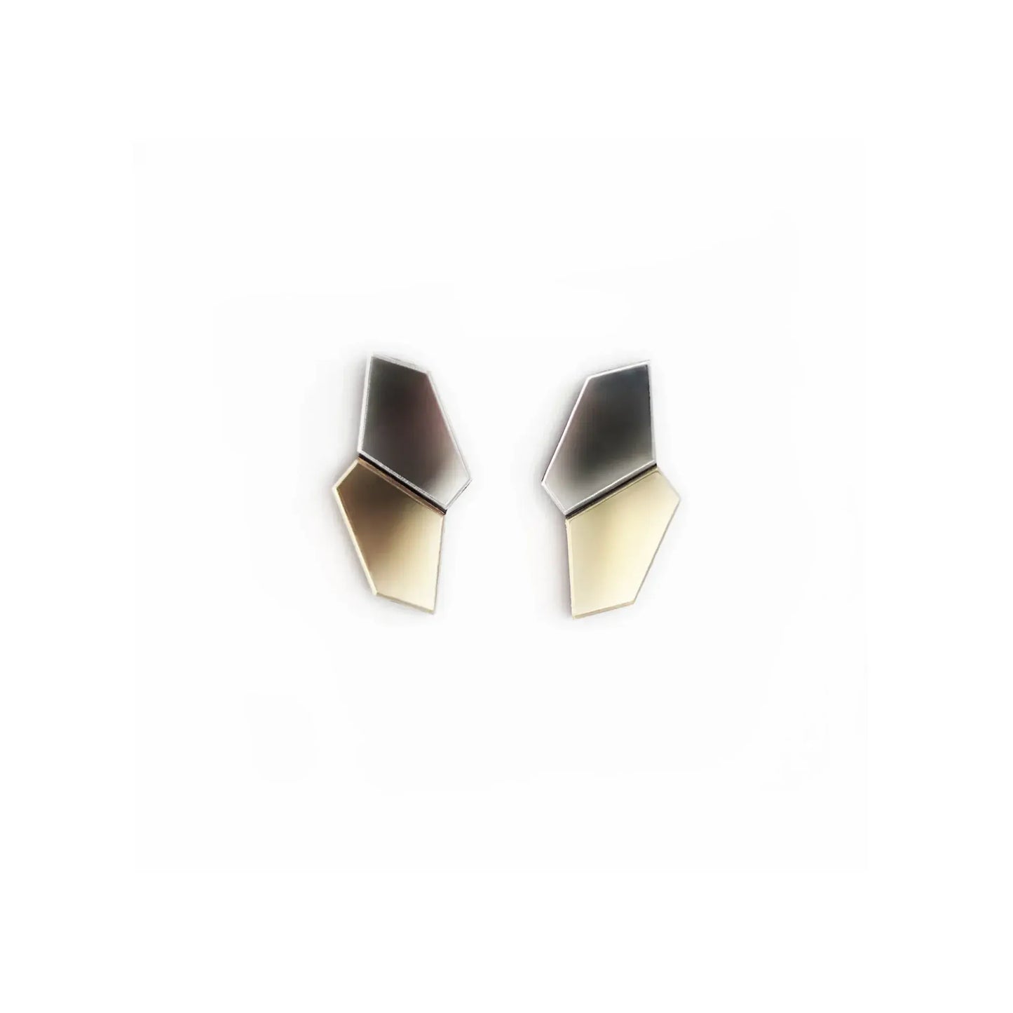 Pendientes Metacrilato Crystal Gold
