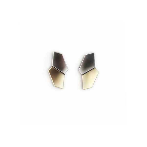 Pendientes Metacrilato Crystal Gold