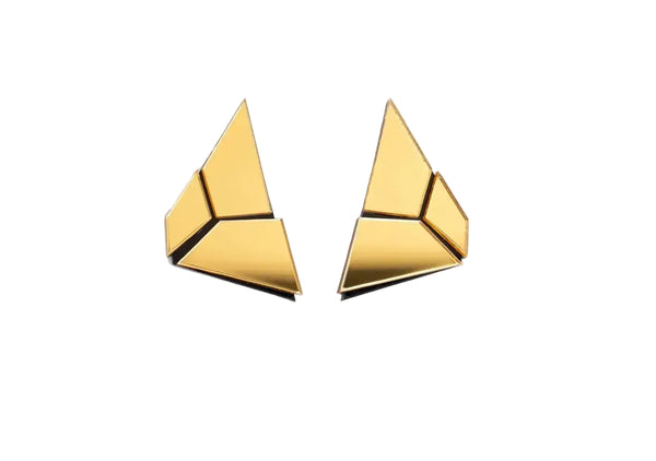 BOULDER Pendientes Metacrilato Geométrico Mosaico