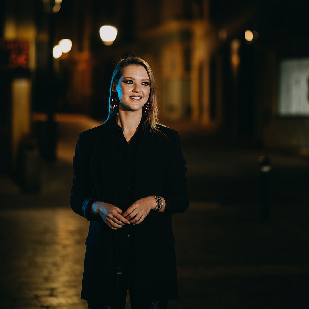 FRANKLIN Pendientes Metacrilato circulos