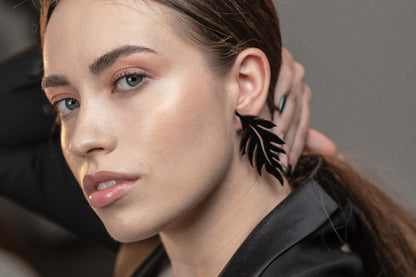 AMARANTHA Pendientes Metacrilato Black