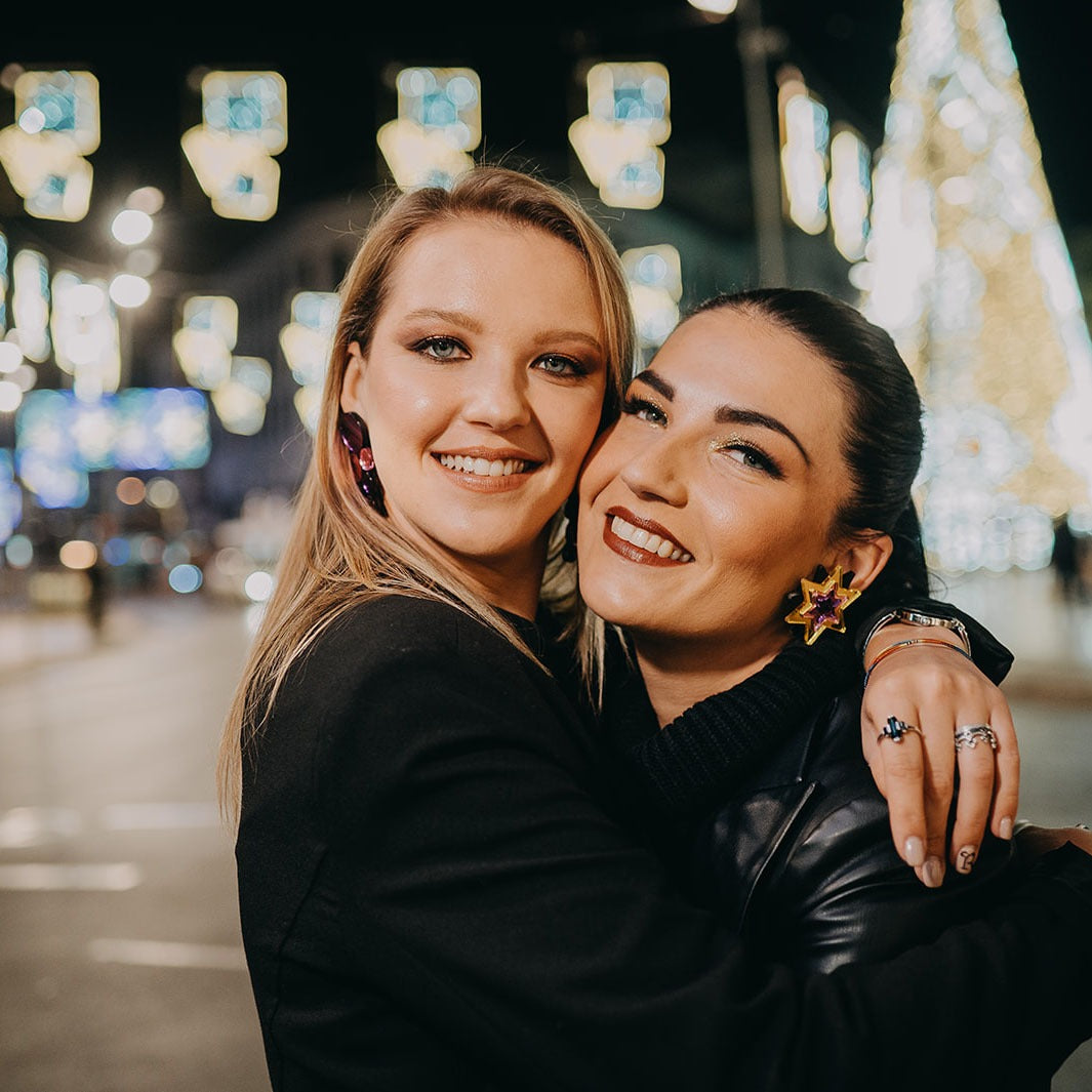 JACKSON Pendientes Metacrilato Diseño Estrella