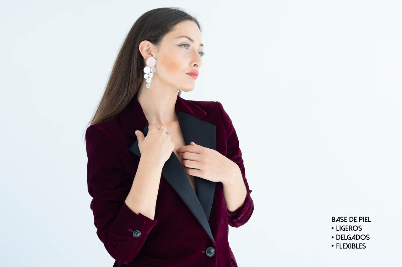 DROP ORO Pendientes Metacrilato con Forma de Gotas