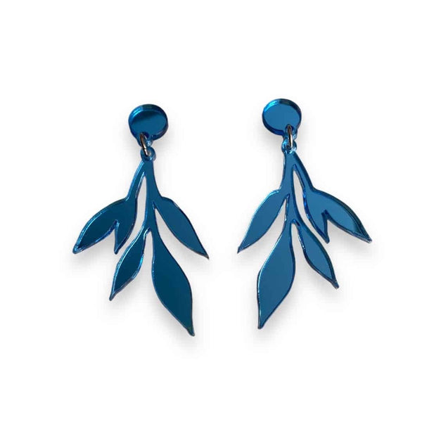 OLEA Pendientes Metacrilato Olea Light Blue