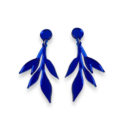 OLEA Pendientes Metacrilato Olea Blue Electric